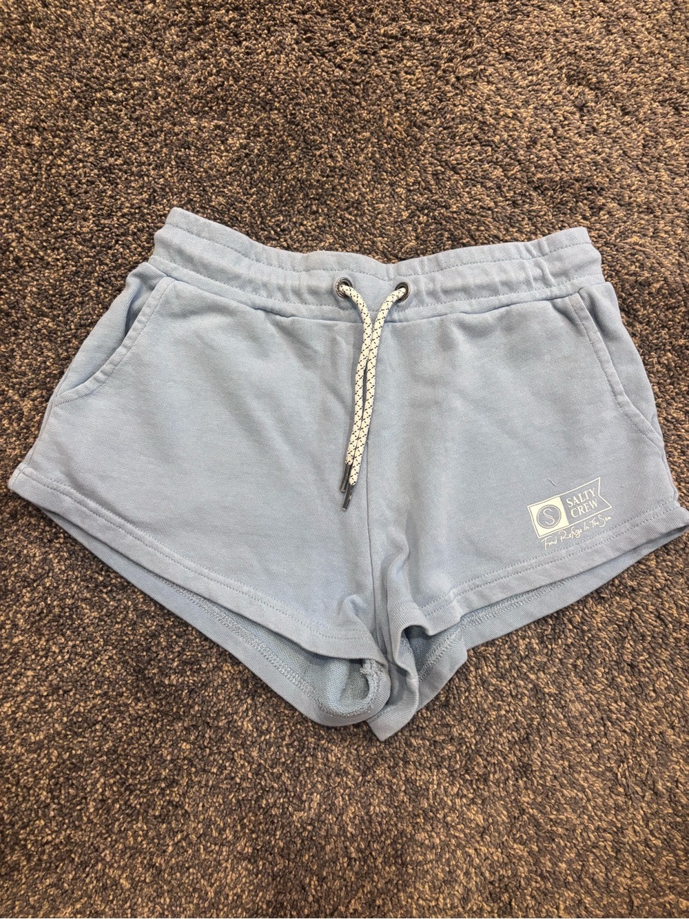 Salty Crew Women's Light Blue Drawstring Shorts (1 DAY LEFT!)